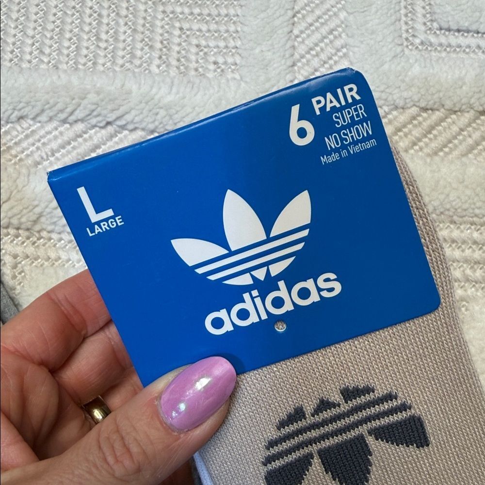ADIDAS - Super No Show Socks - 12 Pairs - Picture 2 of 4